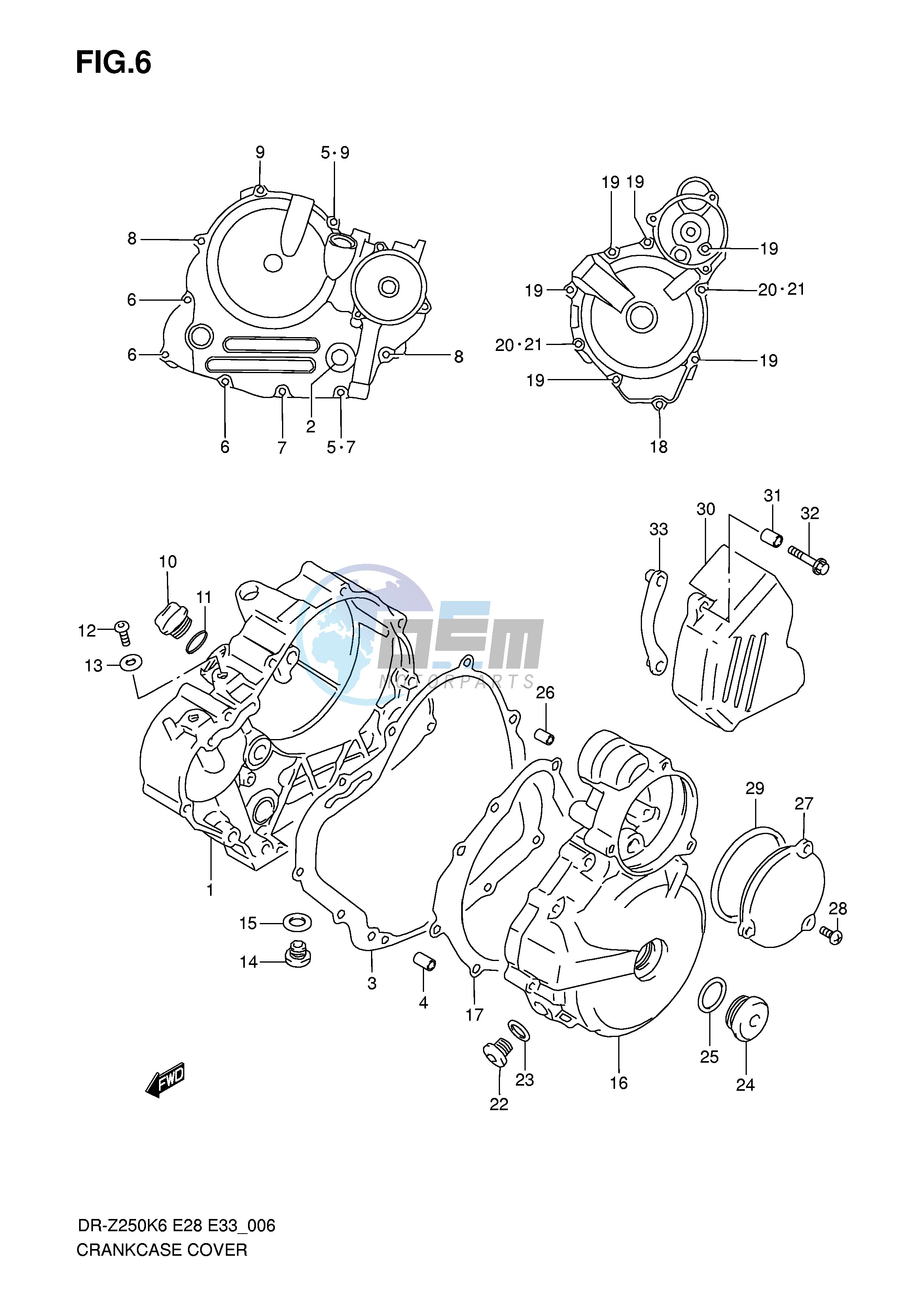 CRANKCASE COVER