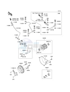 KLF 300 C [BAYOU 300 4X4] (C5-C9) [BAYOU 300 4X4] drawing OIL PUMP_OIL FILTER