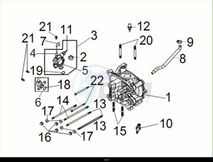 CRUISYM 125 (LV12W3-EU) (M2) drawing CYLINDER HEAD