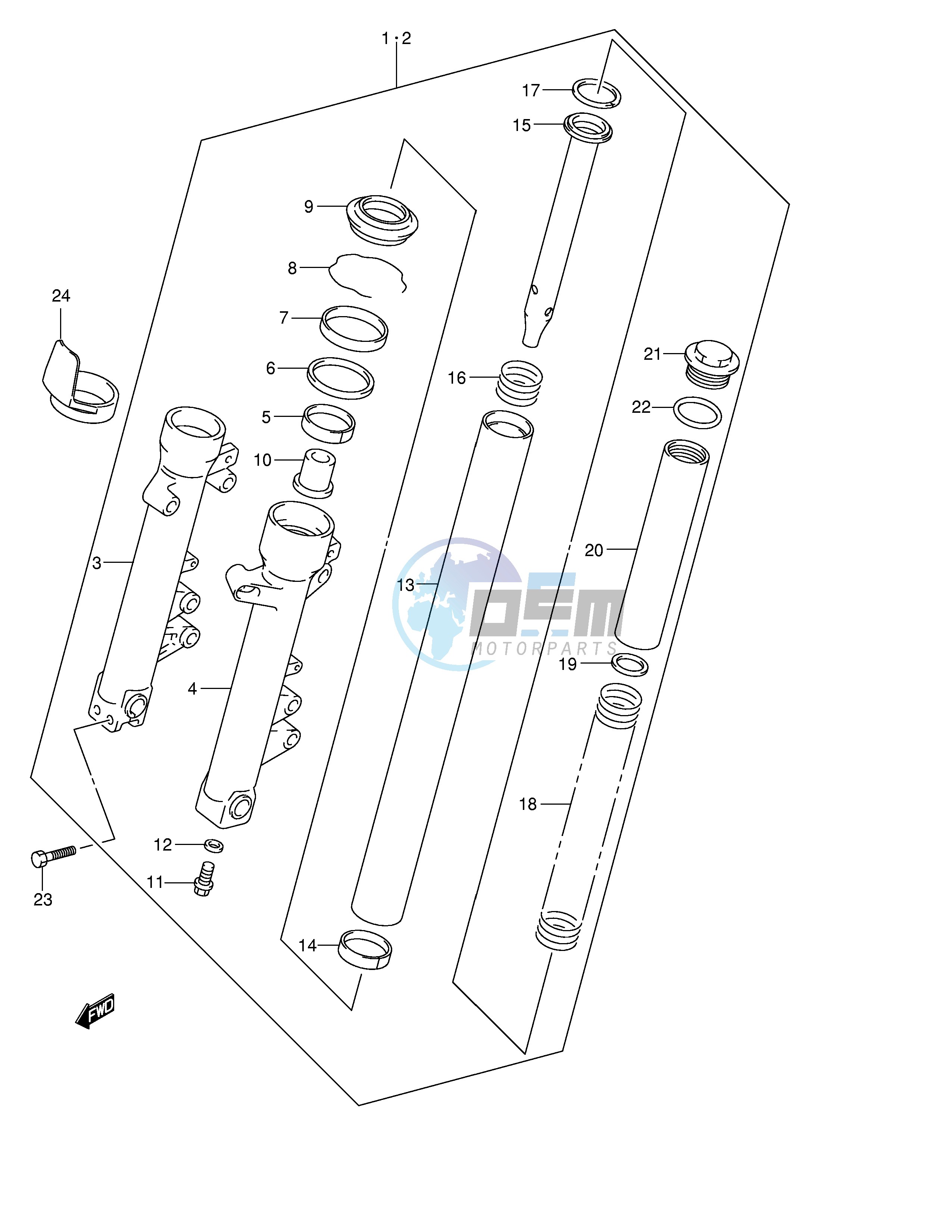 FRONT FORK DAMPER (MODEL K3 K4)