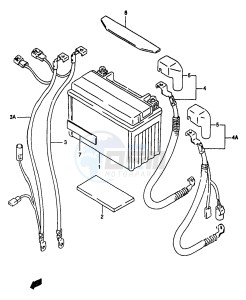 GSF1200A (E18) drawing BATTERY