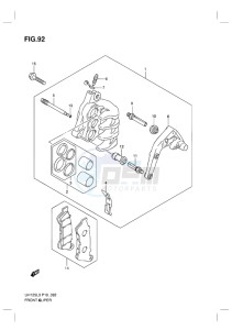 UH125G BURGMAN EU drawing FRONT CALIPER