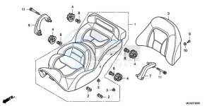 GL18009 France - (F / AB CMF NAV) drawing SEAT