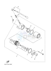 YFM350A YFM35GTXH GRIZZLY 350 2WD (B149) drawing STARTING MOTOR