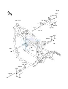 VN 1500 E [VULCAN 1500 CLASSIC] (E7) [VULCAN 1500 CLASSIC] drawing ENGINE MOUNT