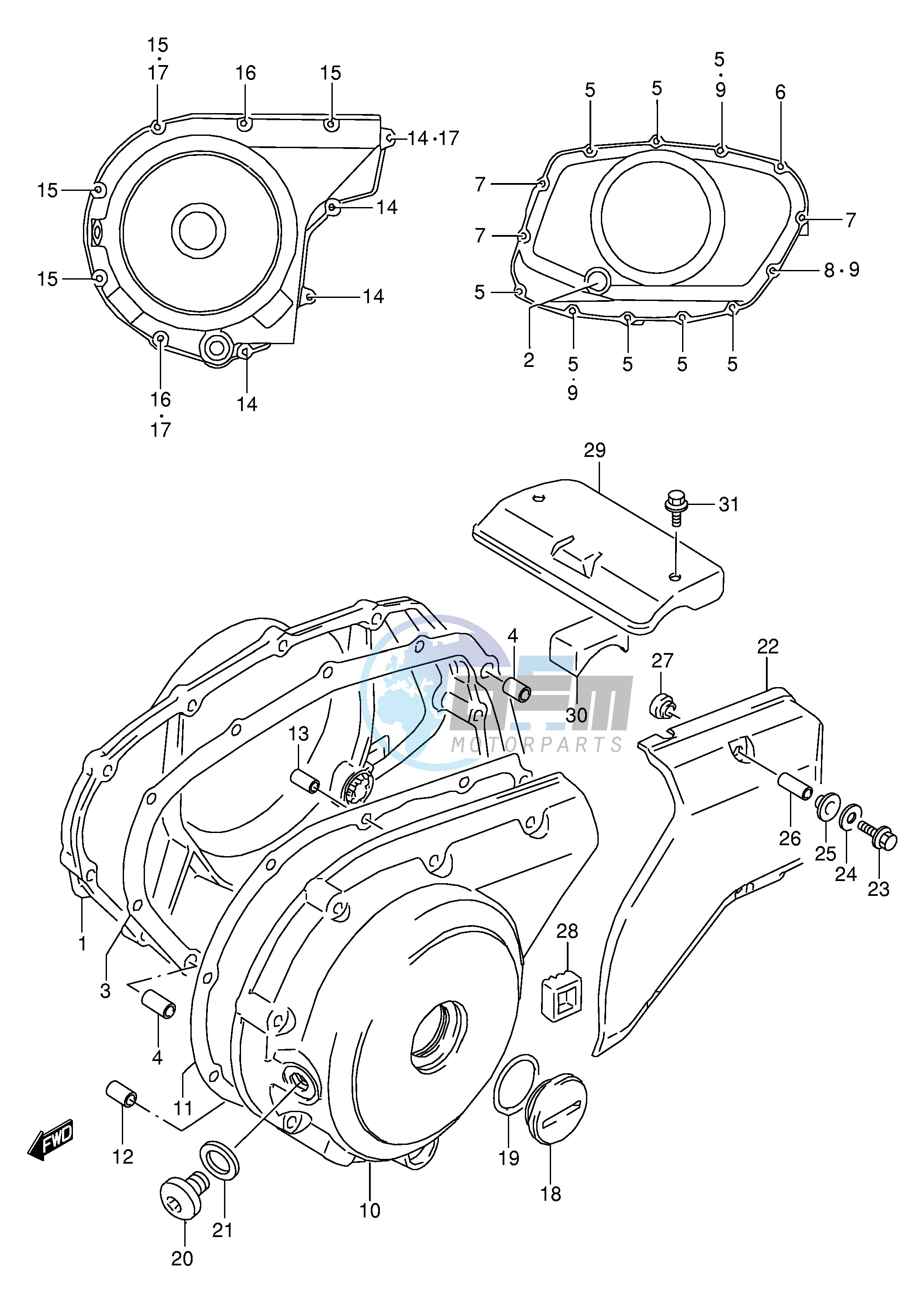 CRANKCASE COVER