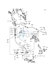 VULCAN S EN650AGF XX (EU ME A(FRICA) drawing Rear Master Cylinder