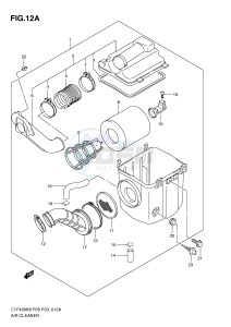 LT-F400 (P28-P33) drawing AIR CLEANER (MODEL L0)