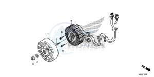 SH125E SH125 E drawing A.C.G. STARTER