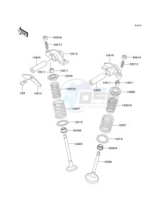 KVF 300 A [PRAIRIE 300 4X4] (A1-A4) [PRAIRIE 300 4X4] drawing VALVE-- S- -