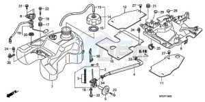 TRX500FPEA U / EC PS drawing FUEL TANK