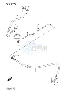 AN650 BURGMAN EU drawing REAR BRAKE HOSE