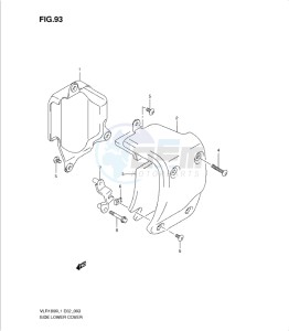 VLR1800 drawing SIDE LOWER COVER