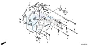 VT750C9 E / KMH drawing LEFT CRANKCASE COVER