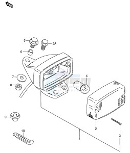 DS80 (E3-E28) drawing TAIL LAMP