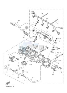 YZF-R1B 1000 (1KBP) drawing INTAKE 2