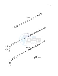 VN 1500 A [VULCAN 88] (A6-A9) [VULCAN 88] drawing CABLES