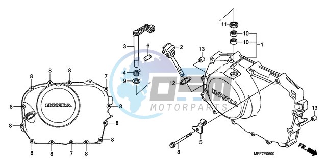 RIGHT CRANKCASE COVER