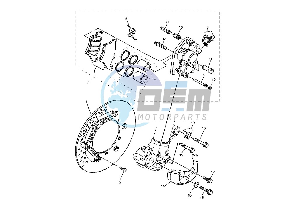 FRONT BRAKE CALIPER