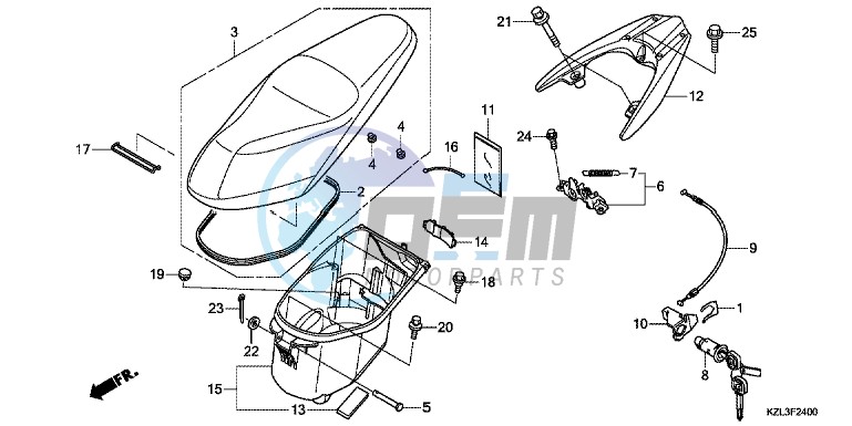 SEAT/ LUGGAGE BOX