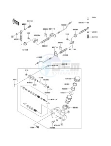 KAF 620 J [MULE 3010 TRANS4X4] (J6J-J8F) J6F drawing MASTER CYLINDER