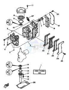 6DEM drawing CYLINDER--CRANKCASE