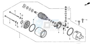 CB500S drawing STARTING MOTOR