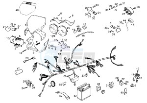 SENDA R - 125 drawing ELECTRICAL DEVICES