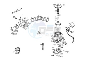 BOULEVARD - 200 drawing CARBURETOR