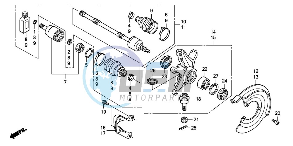 FRONT KNUCKLE (4WD)