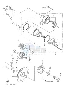 XVS1300A MIDNIGHT STAR (12C6) drawing STARTER