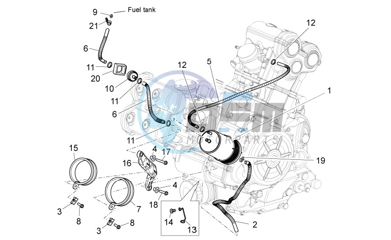 Fuel vapour recover system