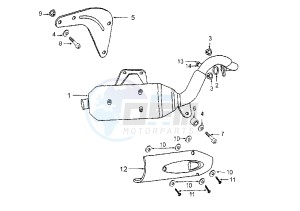 SPEEDFIGHT - 100 cc drawing EXHAUST CATALYTIC