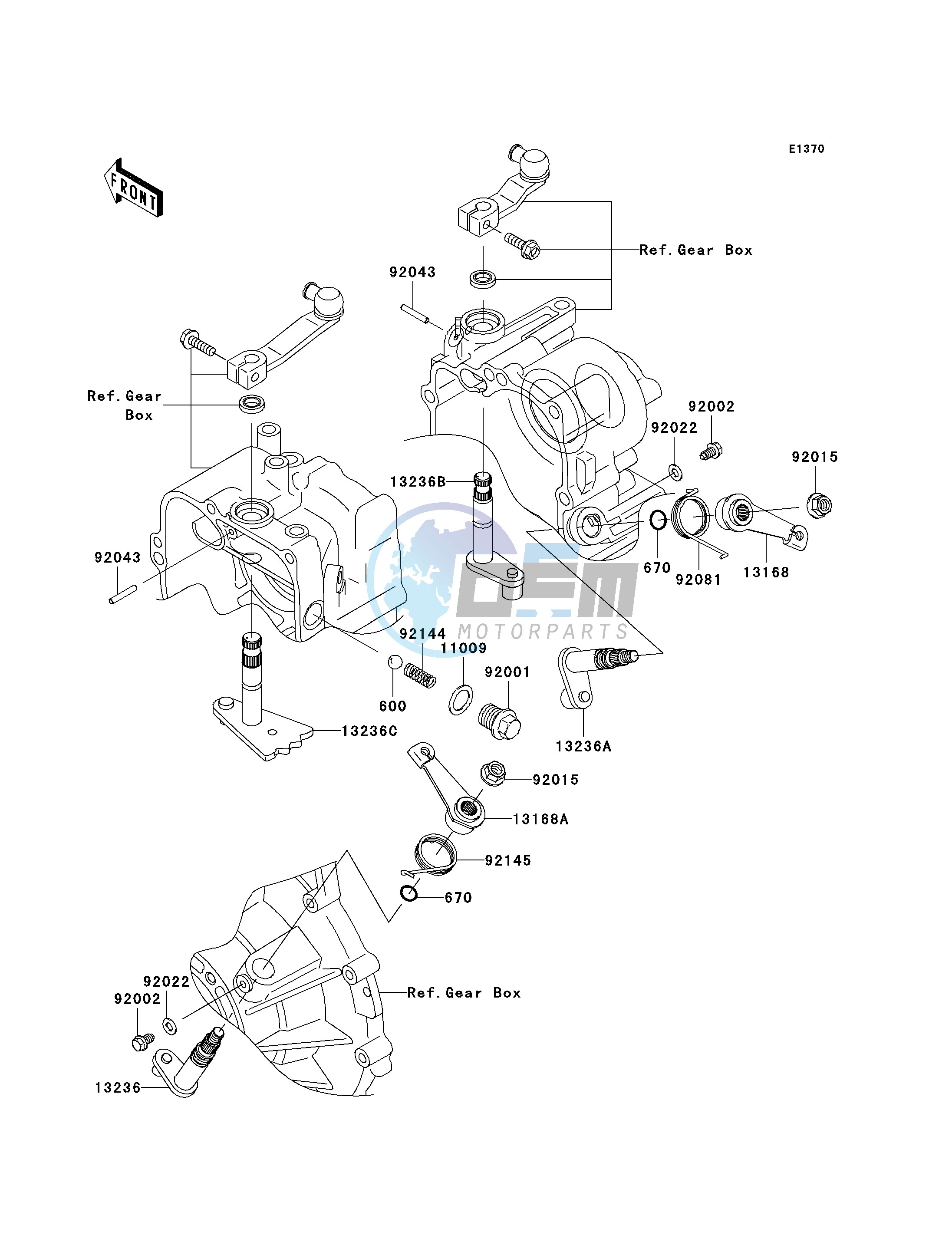 GEAR CHANGE MECHANISM