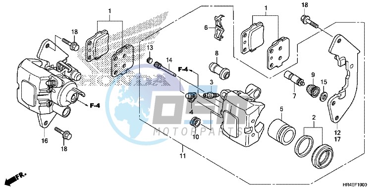 FRONT BRAKE CALIPER