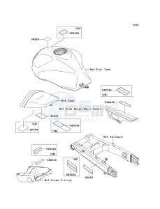 ZR 1000 A [Z1000] (A6F-A6F) A6F drawing LABELS