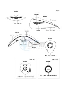 VN1700_CLASSIC_TOURER_ABS VN1700DEF GB XX (EU ME A(FRICA) drawing Decals(Black/Titanium)