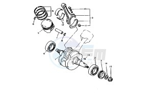 XV VIRAGO 750 drawing CRANKSHAFT PISTON