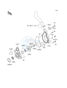 KLE 650 A [VERSYS] (9F-9F) A7F drawing WATER PUMP