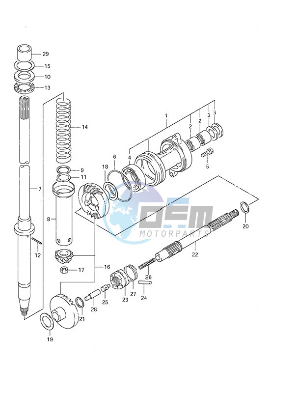 Transmission S/N 510210 to 51XXXX