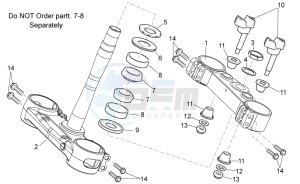 MXV 450 Cross drawing Steering