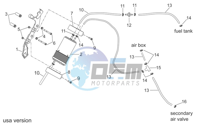 Fuel vapour recover system