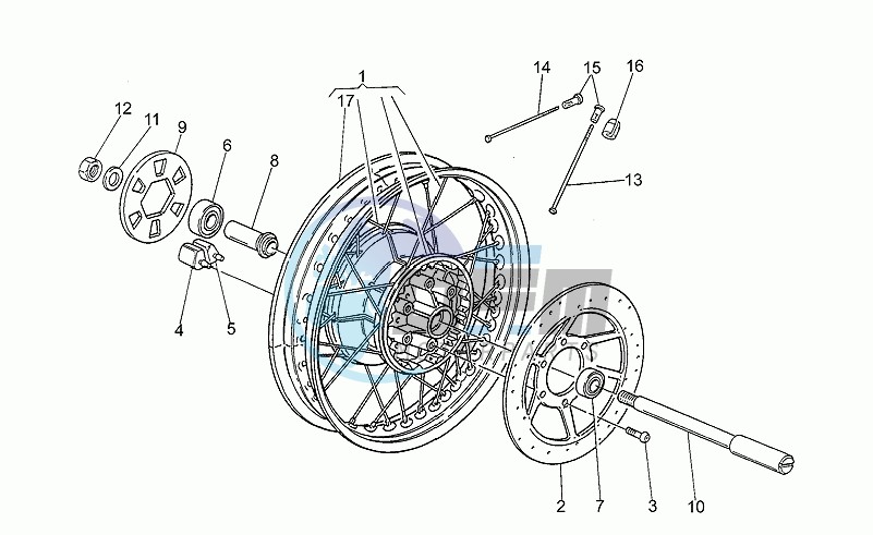 Rear wheel