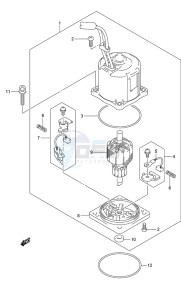 DF 250AP drawing PTT Motor