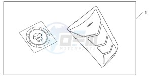 CBF600SA drawing TANKPAD / FUEL LID COVER