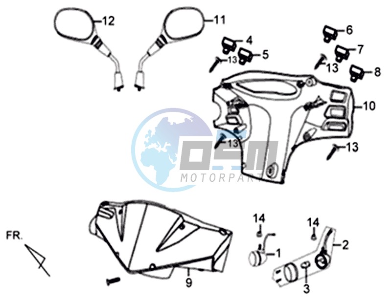 HEADLIGHTKAP / MIRRORS /  SWITCHES