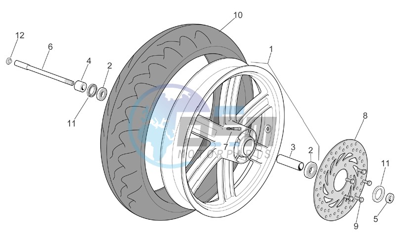 Front wheel