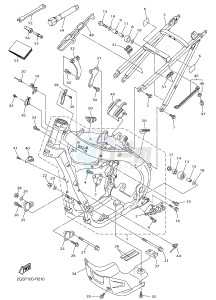 WR250F (2GBC 2GBD 2GBE) drawing FRAME