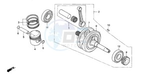 XR125L drawing CRANKSHAFT/PISTON