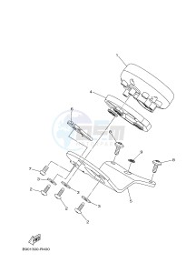 MTM850 MTM-850 XSR900 ABARTH (B90N) drawing METER